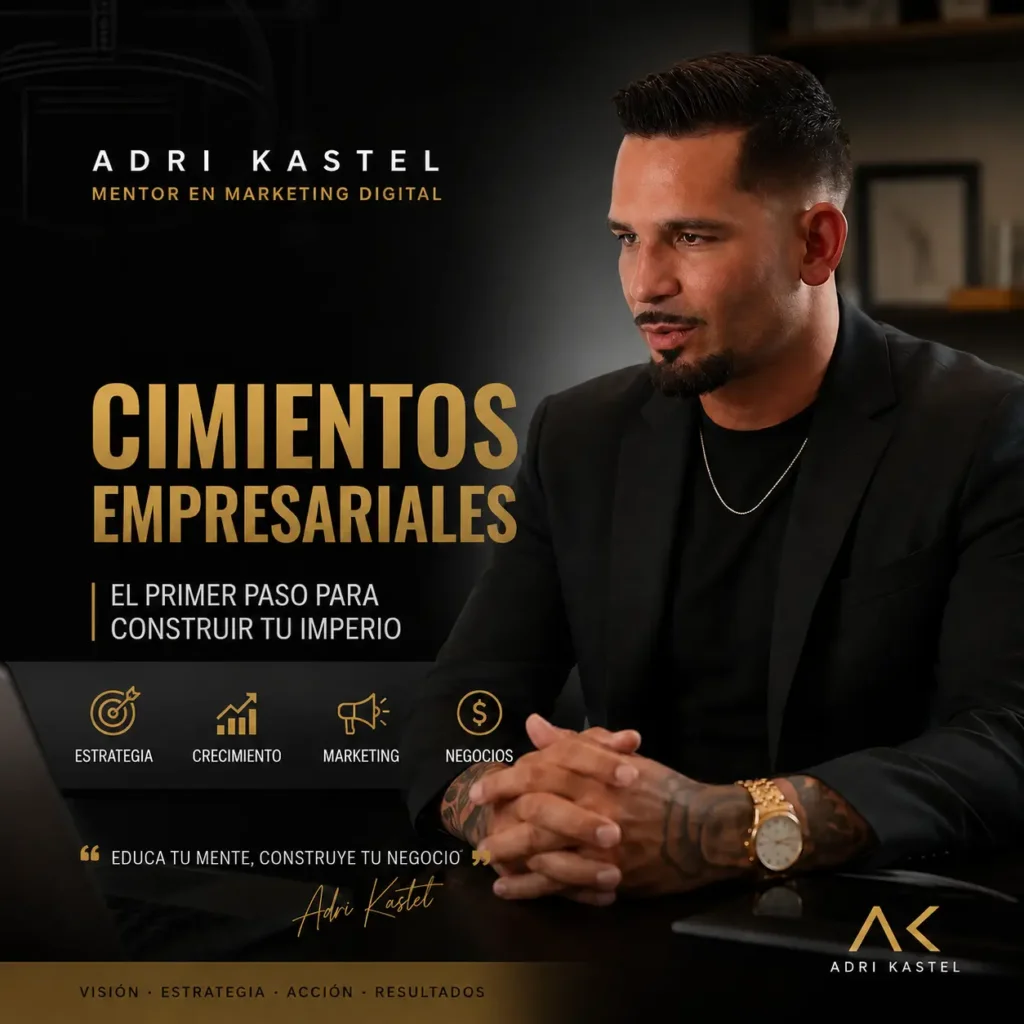 Adri Kastel mentor del curso cimientos empresariales 